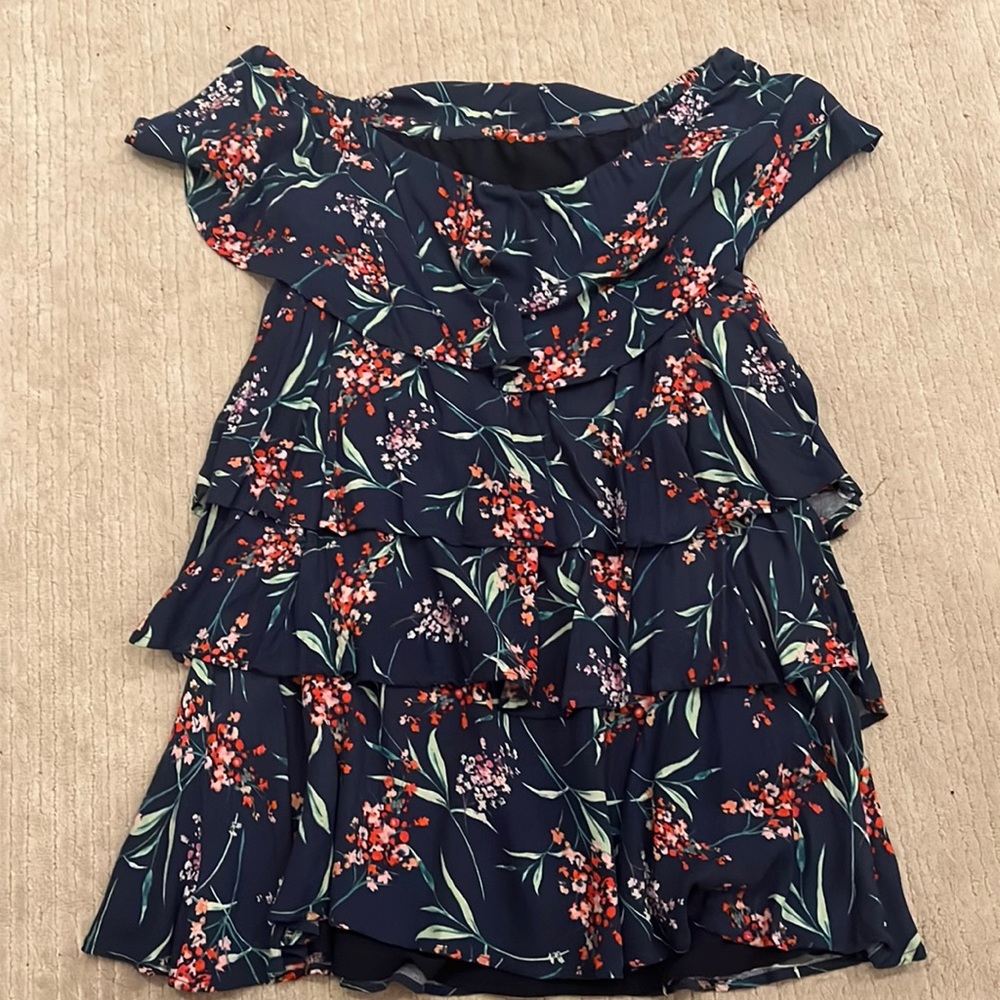 Off the shoulder ruffle dress